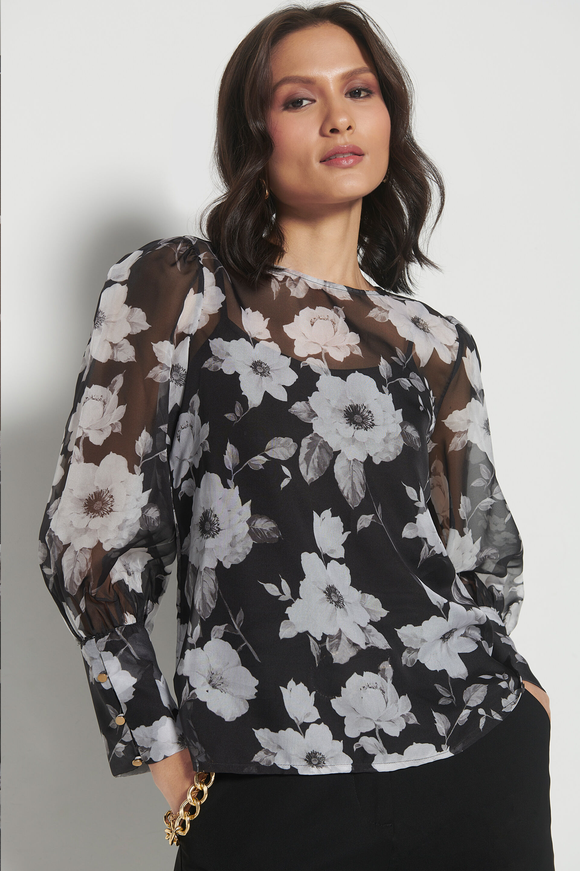 Eclipsed In Beauty Top, Black, image 1